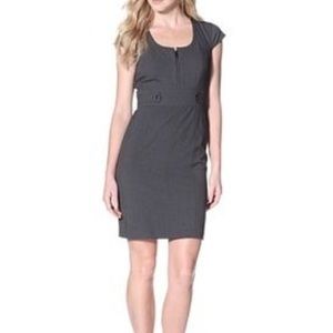Marc New York Black Zip-Front Dress Size 2 Office